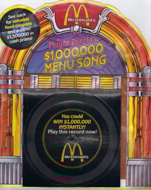 This is the Avatar Image for the McDonald's $1000,000 Menu Song Pack - McDonald's 400- AI Voice and Text to Speech Generator